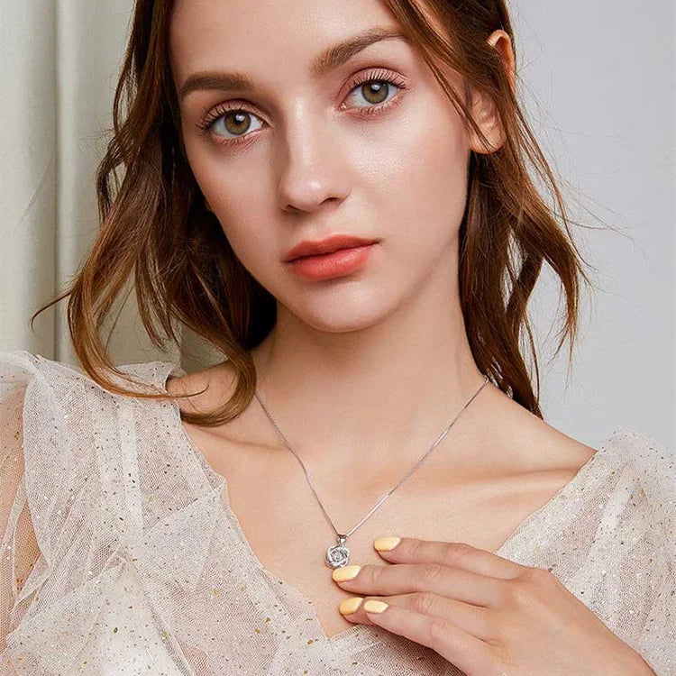 For Friend - S925 We Will Face Life Together We are Best Friends Forever Love Knot Necklace