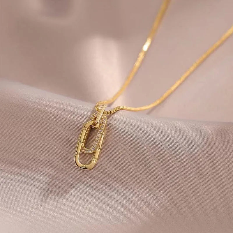 For Friend - S925 Someone Who Will Be There No Matter What Interlocking Circle Necklace