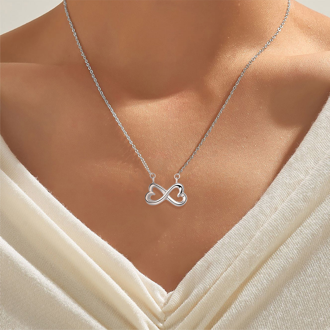 For Bonus Daughter - S925 Love Makes You My Daughter Necklace