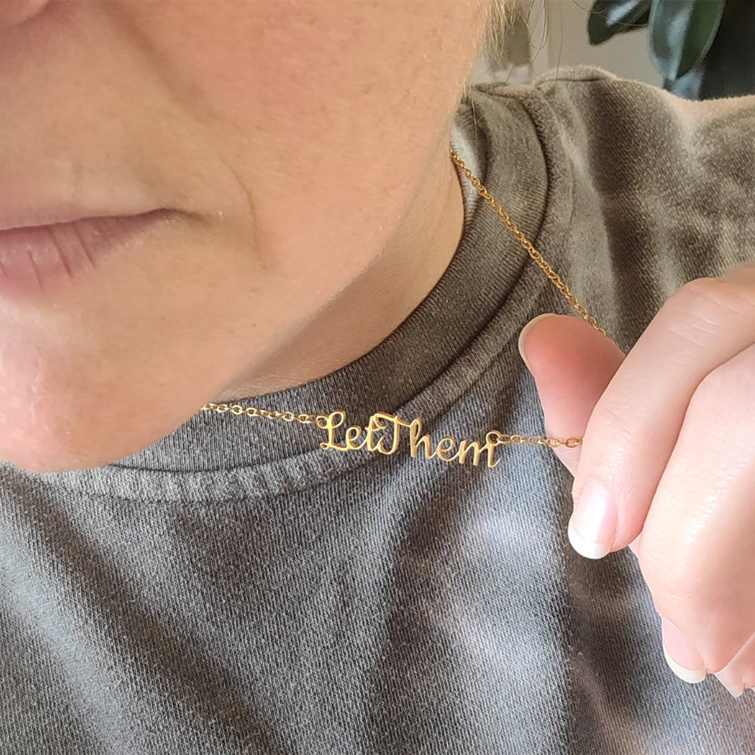 Let Them Cut-style Necklace
