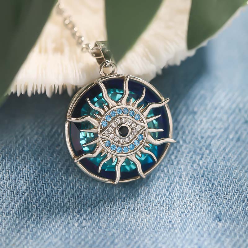 S925 May You Always be Protected Evil Eye Necklace