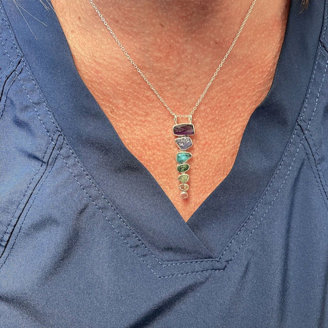Breathe in Breathe out Move on Necklace