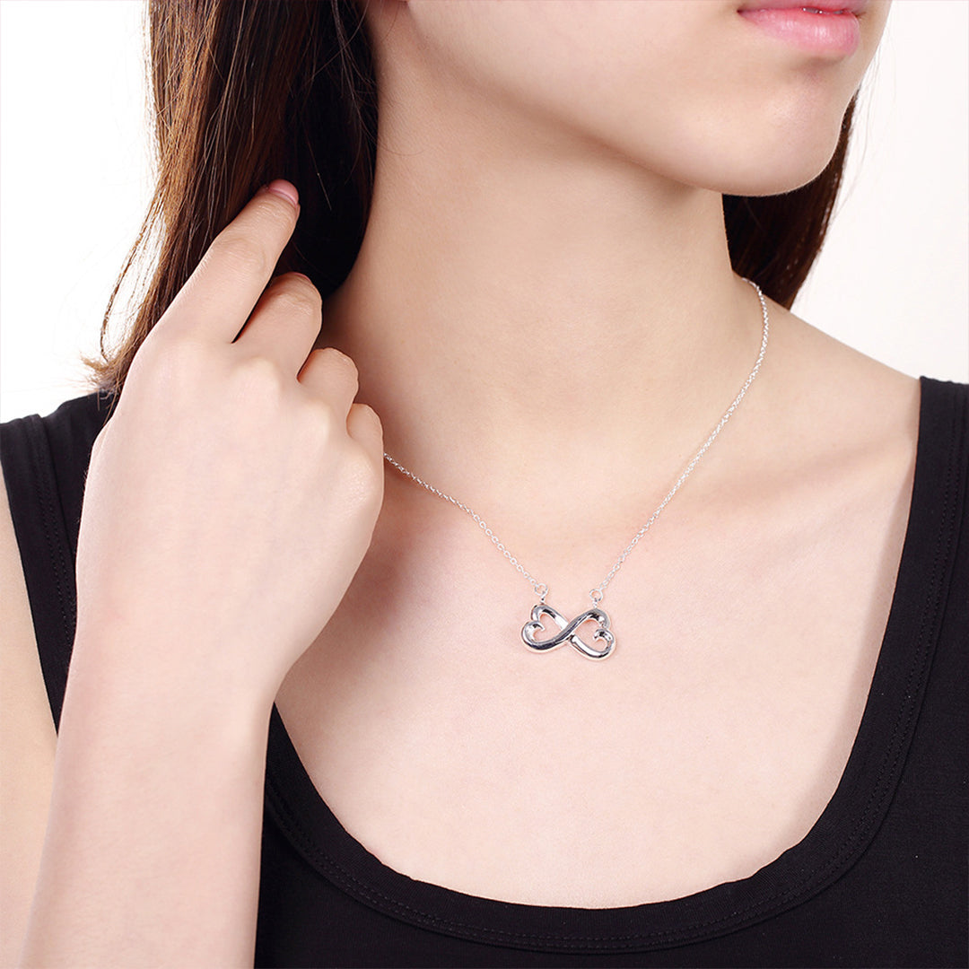 For Bonus Daughter - S925 Love Makes You My Daughter Necklace