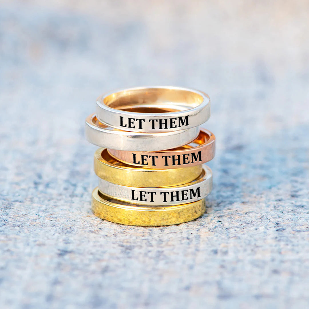 S925 Let Them Circle Ring