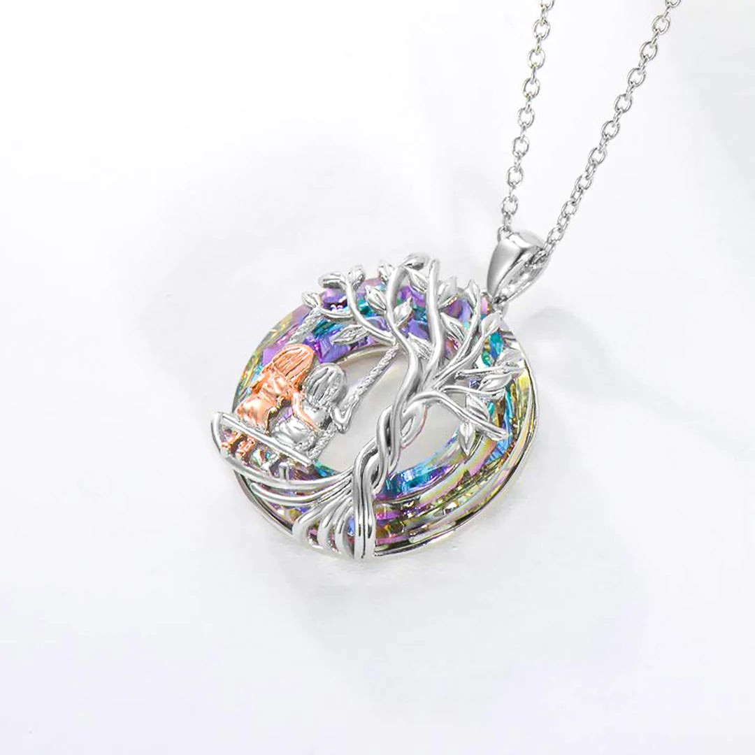 For Friend - S925 Thank You for Being My Unbiological Sister Tree of Life Sisters Necklace