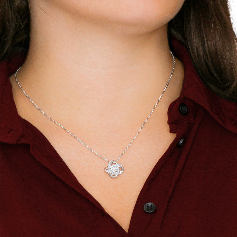 For Daughter - S925 I Am Always With You Knot Necklace
