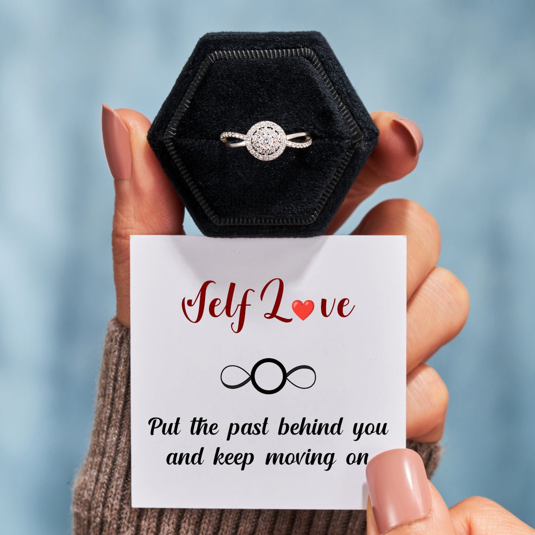 For Self - S925 Self Love Round Infinity Ring