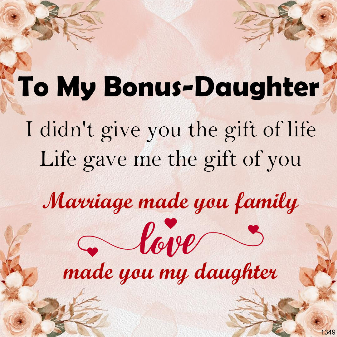 For Bonus Daughter - S925 Love Makes You My Daughter Necklace