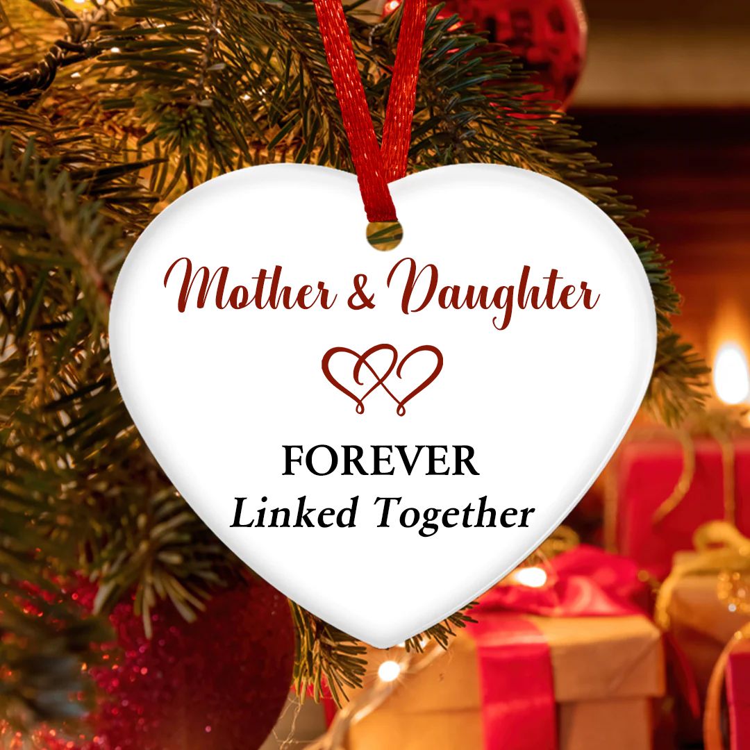 S925 Mother & Daughter Forever Linked Together Birthstone Custom Necklace