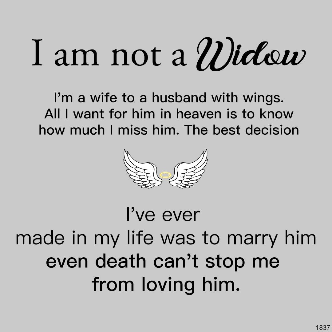 For Memorial - Even Death Can't Stop Me From Loving Him Wings Name Custom Ring