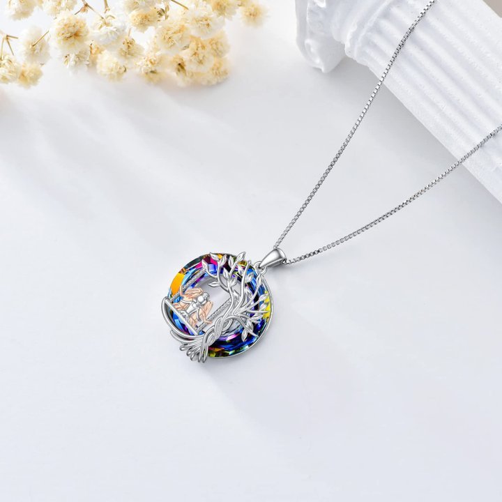 For Sister - S925 There's no greater gift than sisters Crystal Tree of Life Necklace