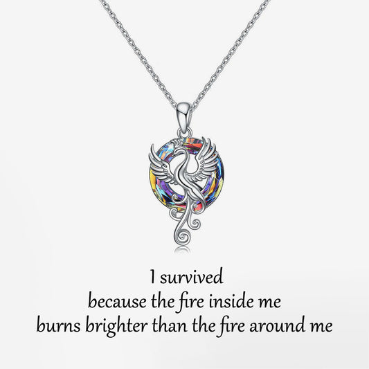 S925 Rise From The Ashes Phoenix Necklace