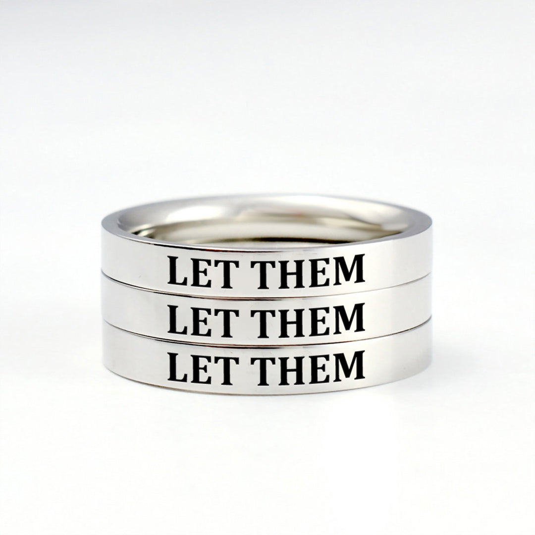 S925 Let Them Circle Ring