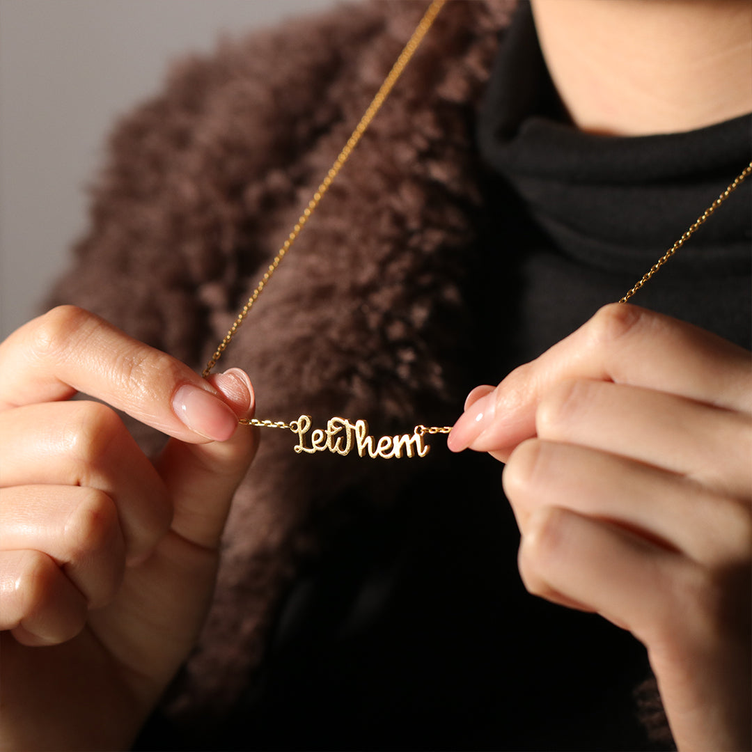 Let Them Cut-style Necklace