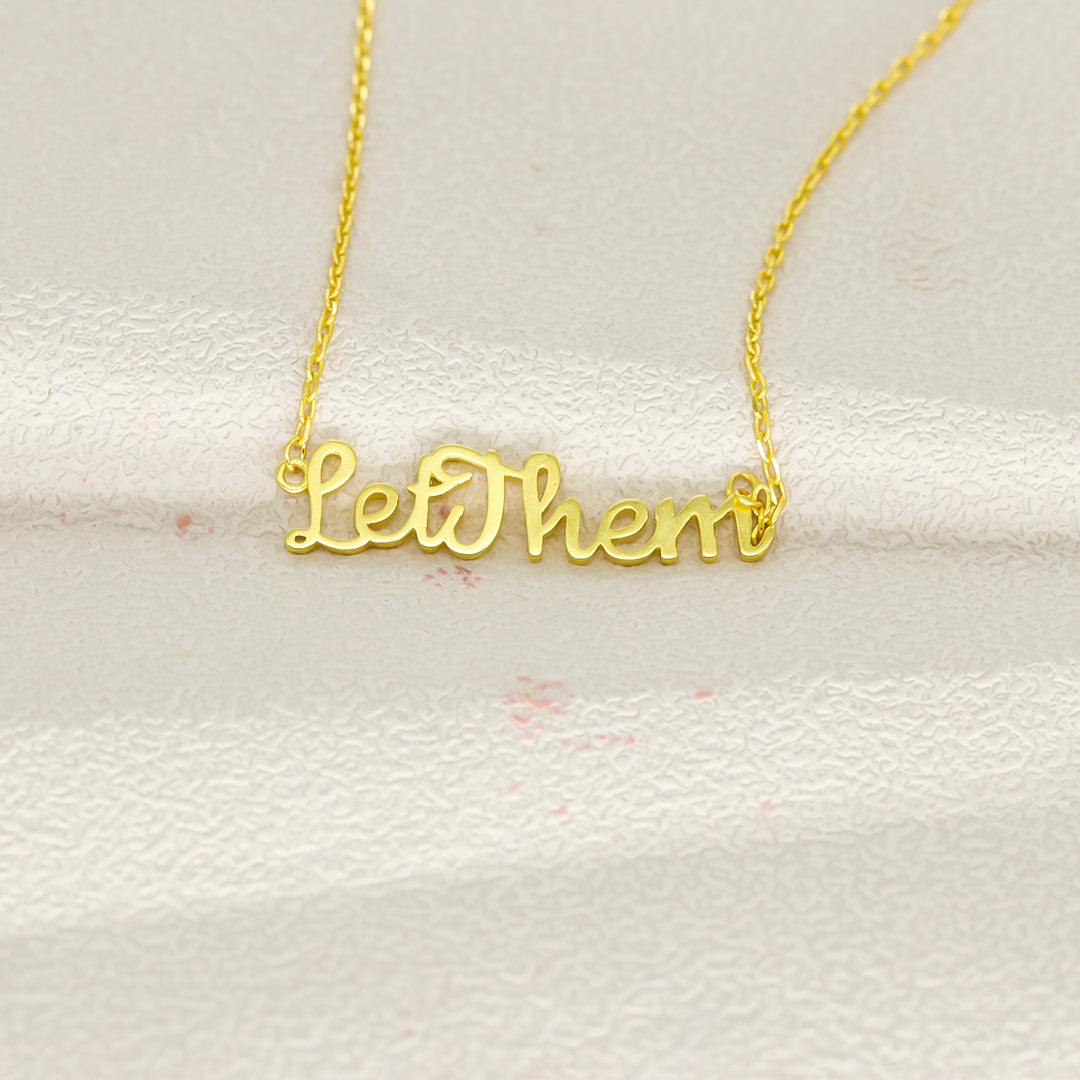 Let Them Cut-style Necklace