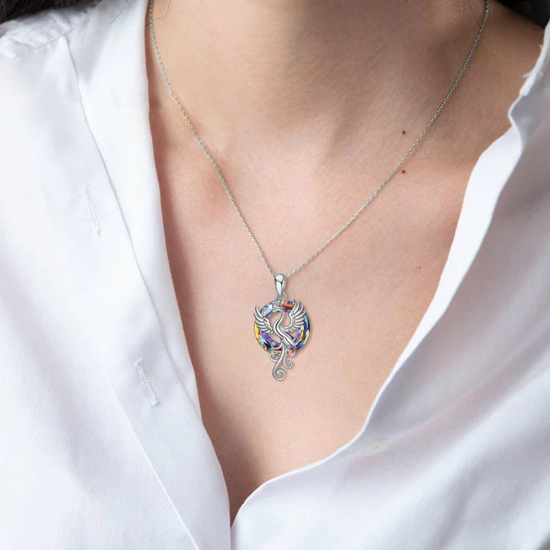 S925 Rise From The Ashes Phoenix Necklace