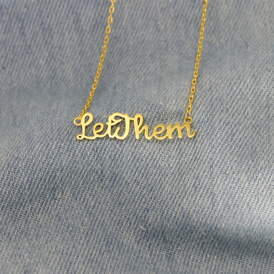 Let Them Cut-style Necklace