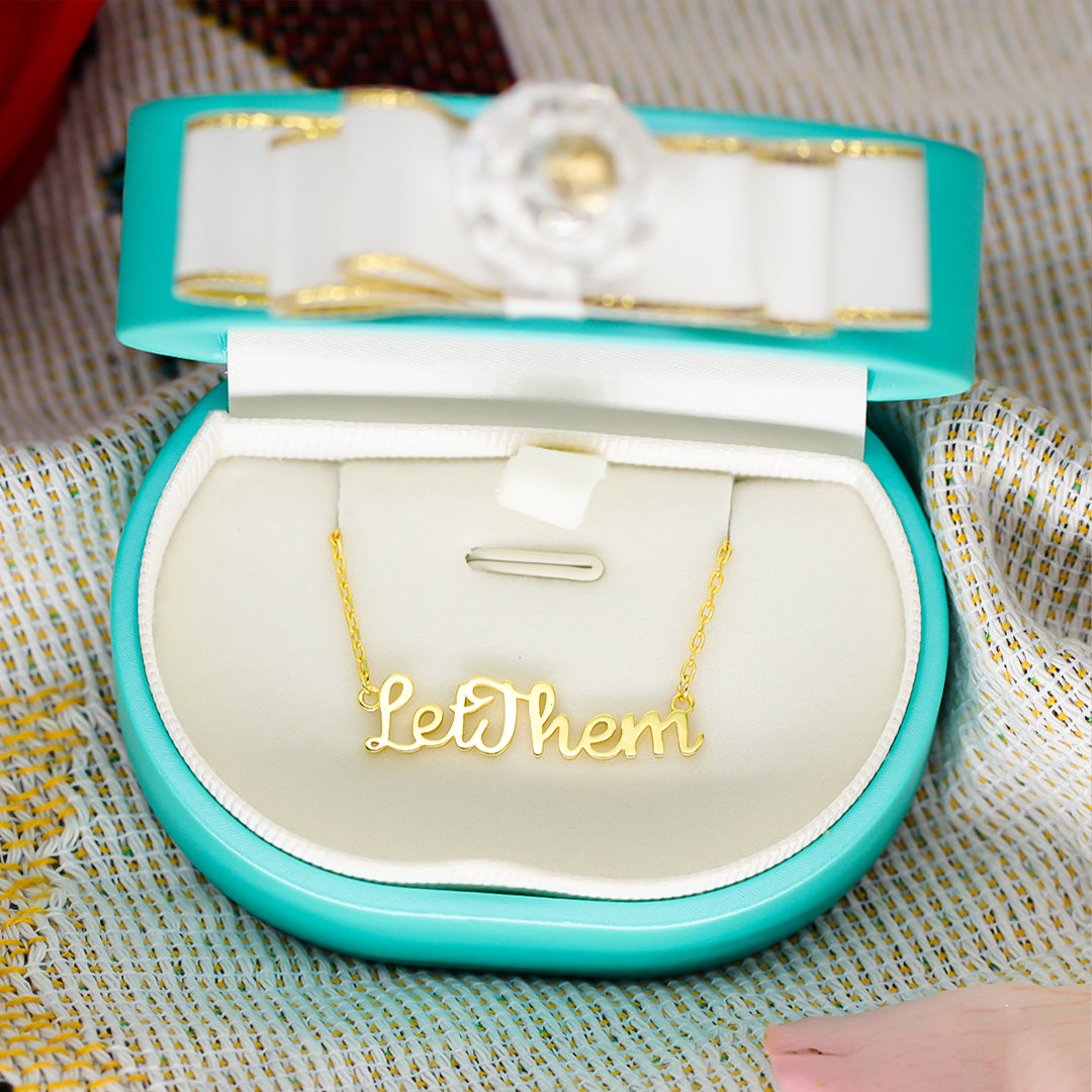 Let Them Cut-style Necklace