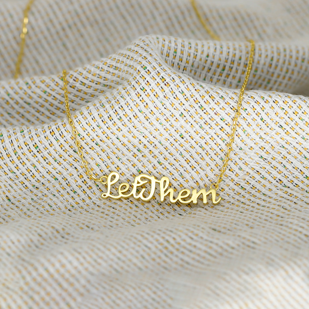 Let Them Cut-style Necklace