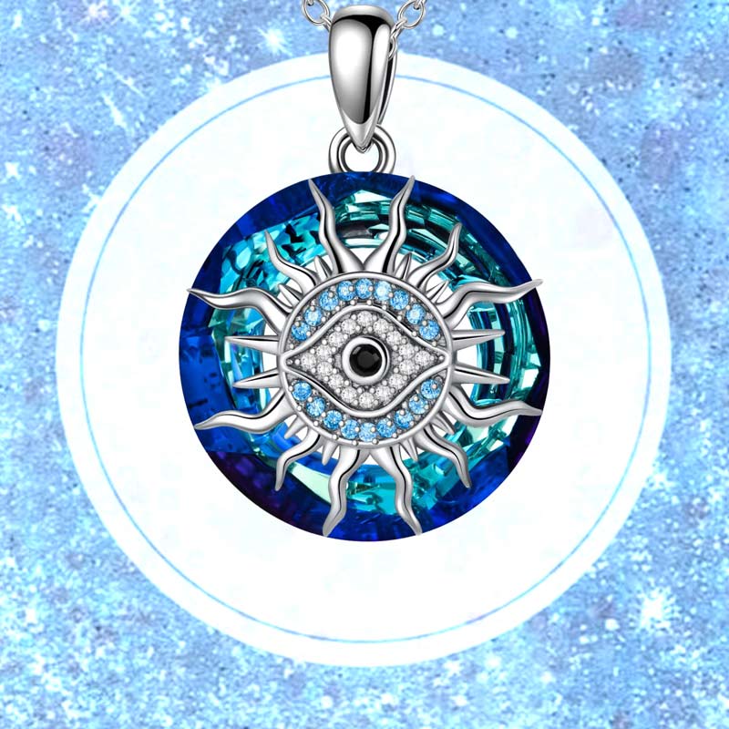 S925 May You Always be Protected Evil Eye Necklace