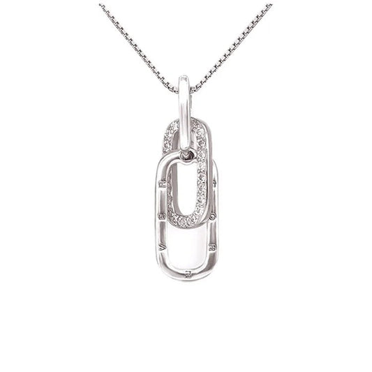 For Friend - S925 Someone Who Will Be There No Matter What Interlocking Circle Necklace