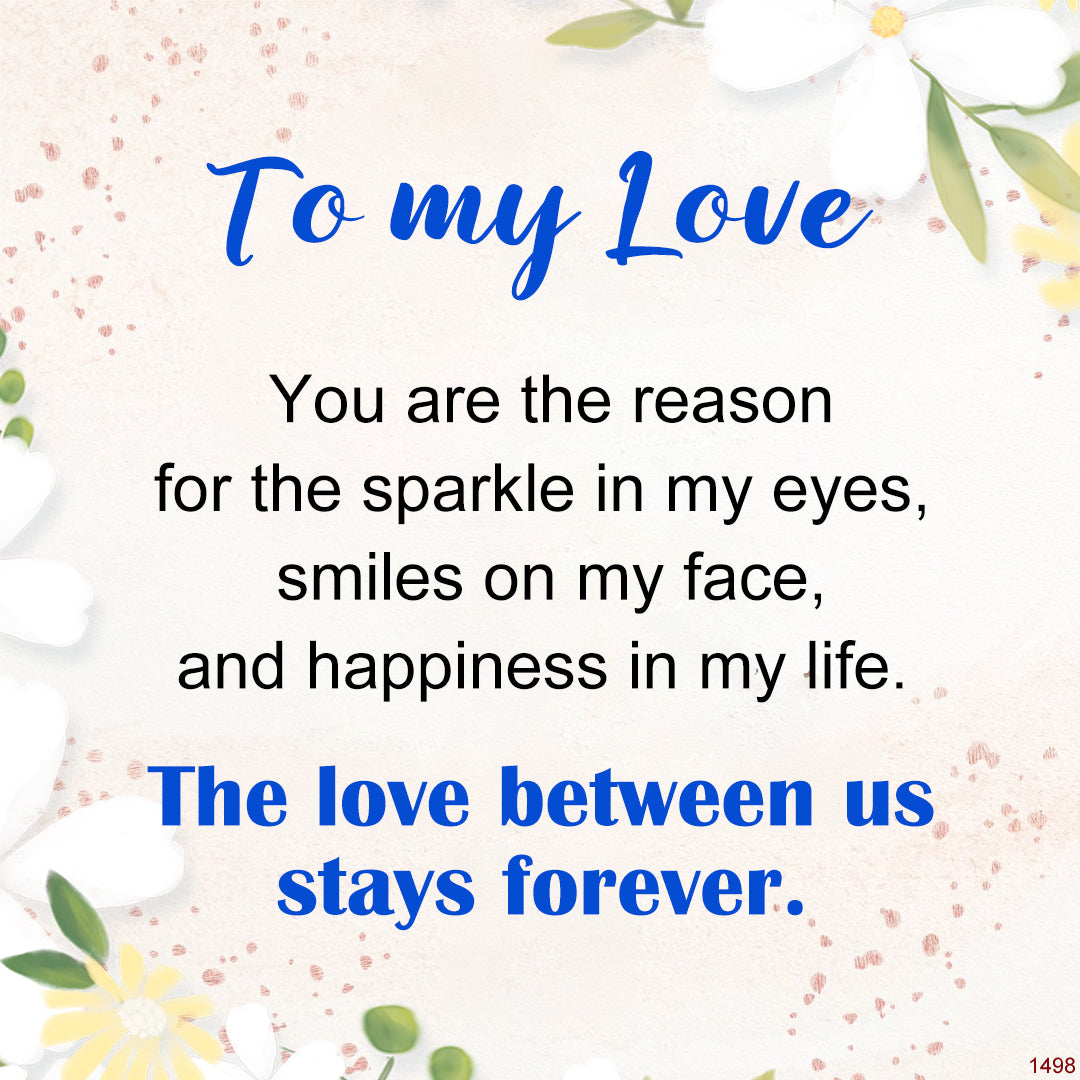 For Love - S925 The Love Between Us Stays Forever Infinity Crystal Necklace