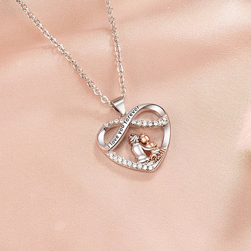 For Daughter - S925 You're My Life's Most Beautiful Chapter Infinity Heart Necklace
