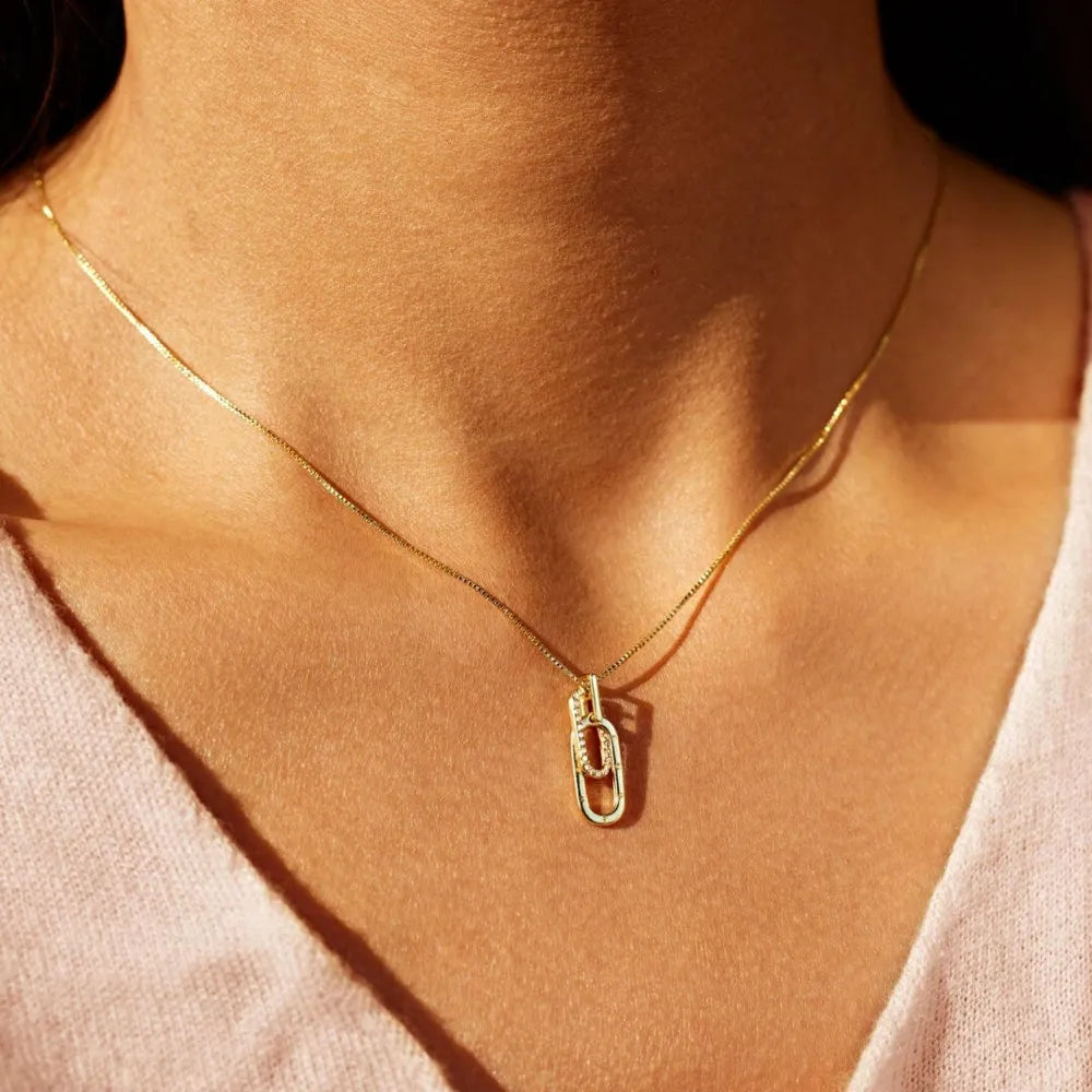 For Friend - S925 Someone Who Will Be There No Matter What Interlocking Circle Necklace